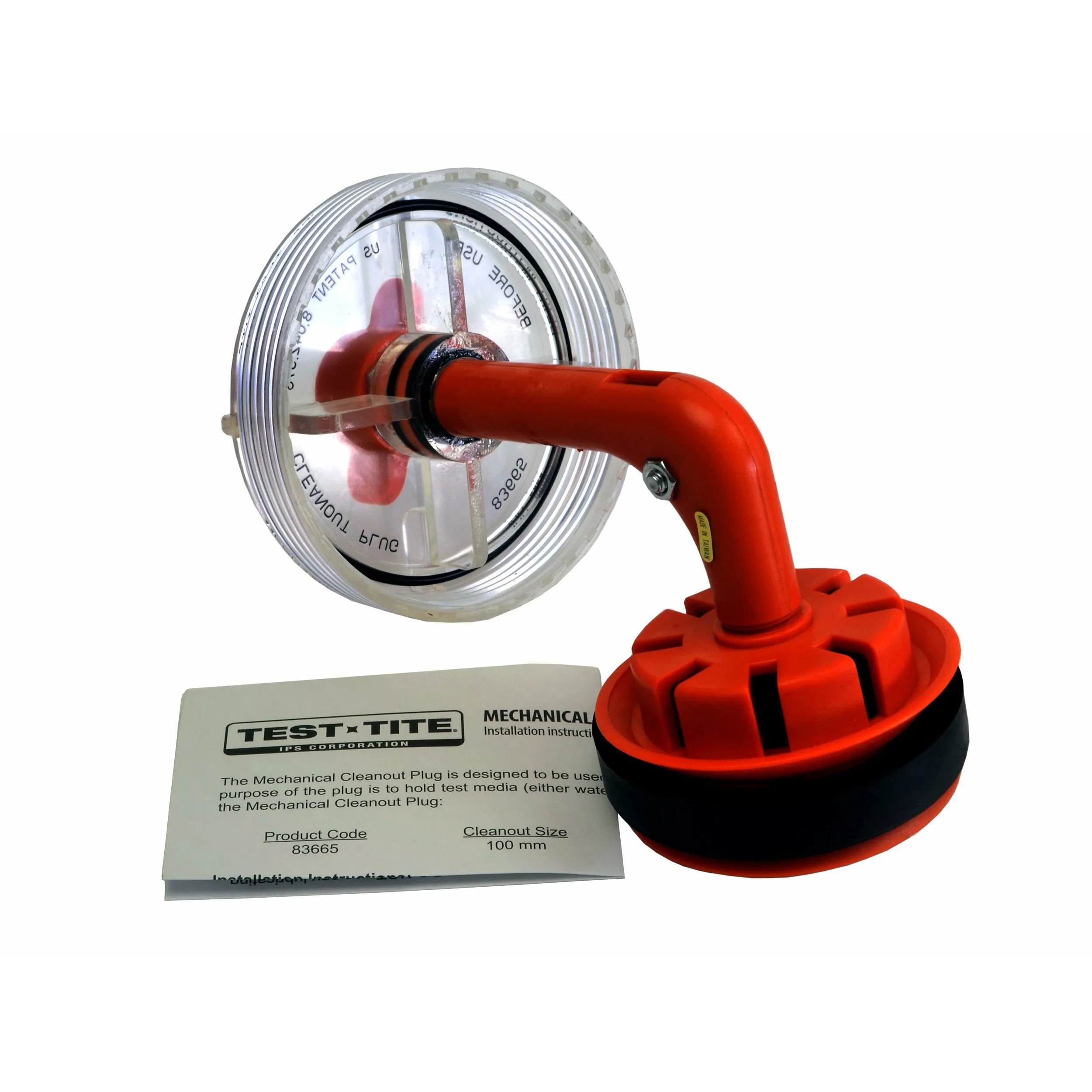 100mm 4 inch Testite Mechanical Cleanout Test Plug 115 MTP 100