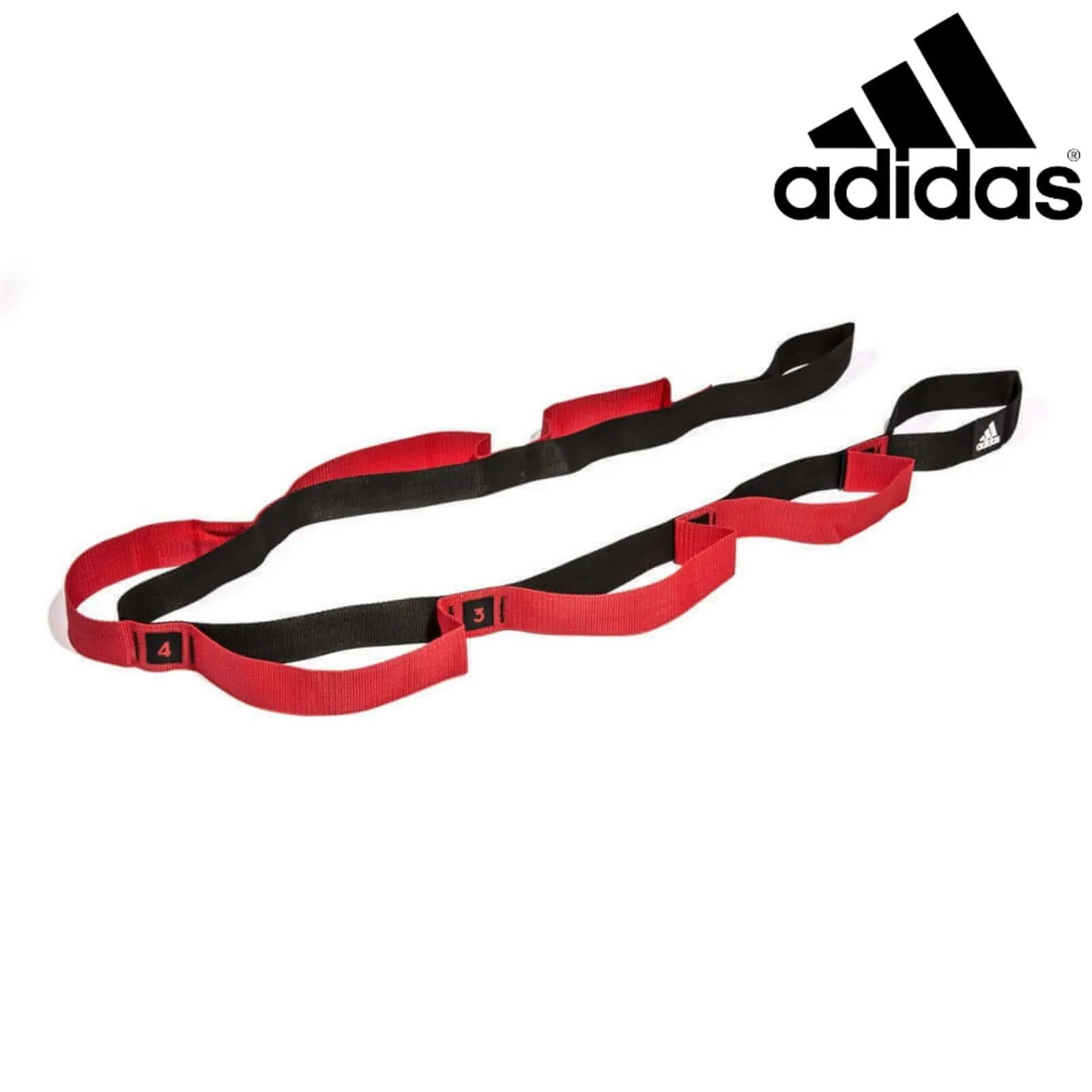 2pc Set Adidas Stretch Assist Band Looped   Yoga Strap 2.5m Long Adjustable Belt