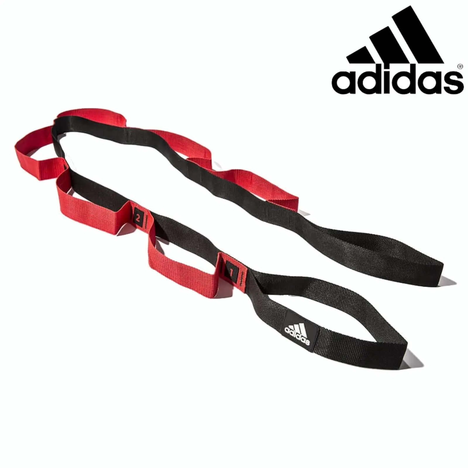 2pc Set Adidas Stretch Assist Band Looped   Yoga Strap 2.5m Long Adjustable Belt