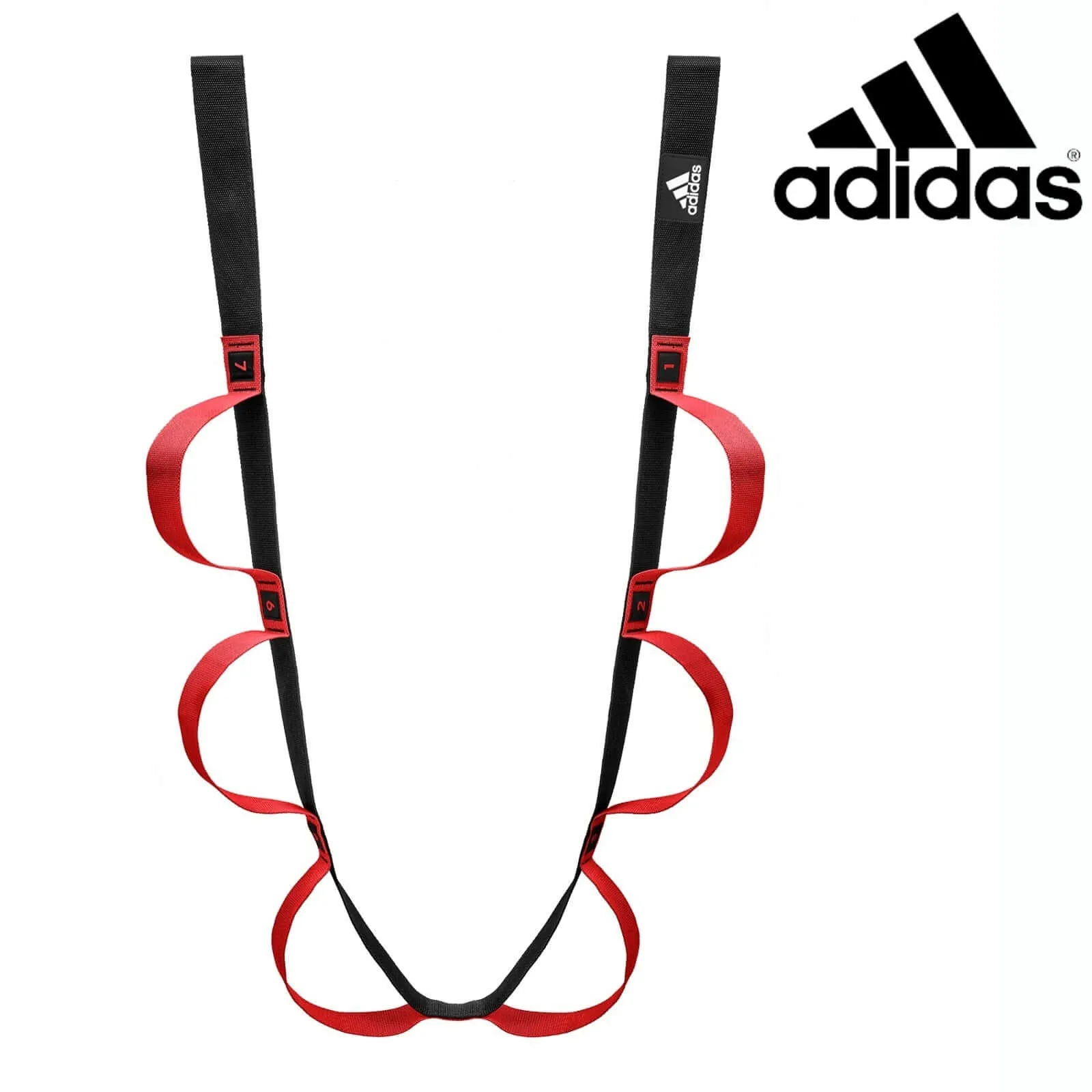 2pc Set Adidas Stretch Assist Band Looped   Yoga Strap 2.5m Long Adjustable Belt