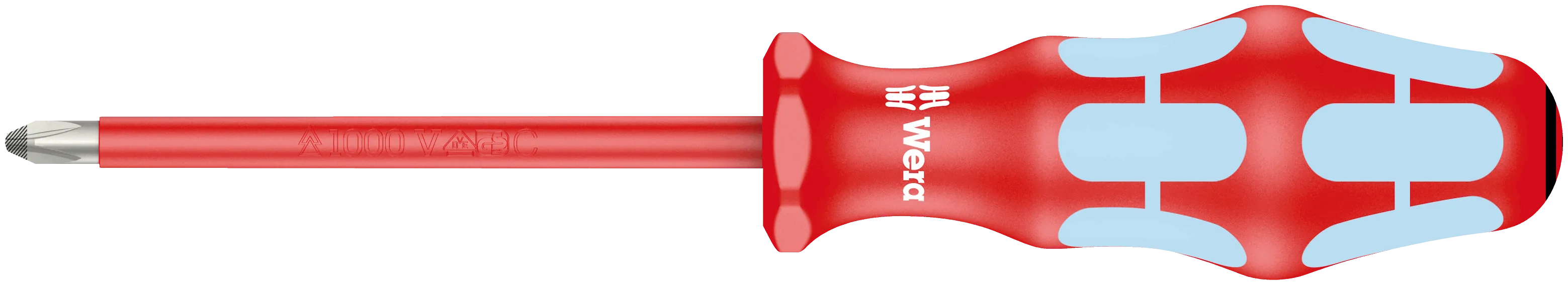 3165 i PZ VDE Insulated screwdriver for Pozidriv screws, stainless