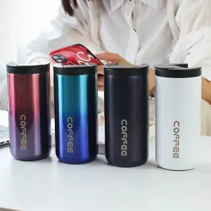 400ml Stainless Steel Coffee Mug – Insulated Travel Thermos with Lid