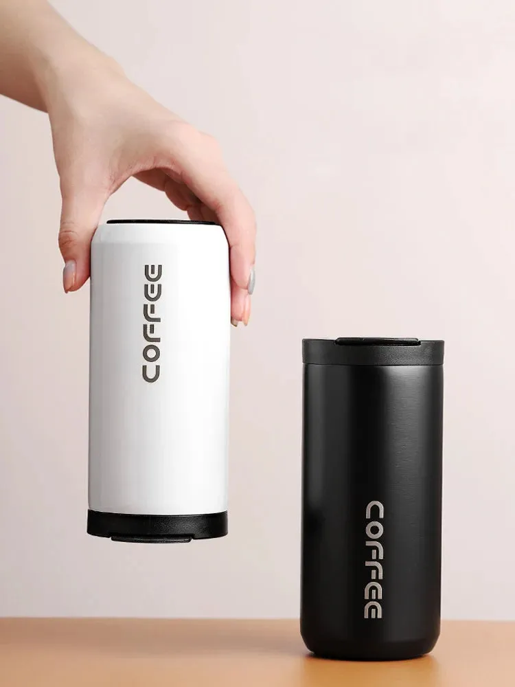 400ml Stainless Steel Coffee Mug – Insulated Travel Thermos with Lid