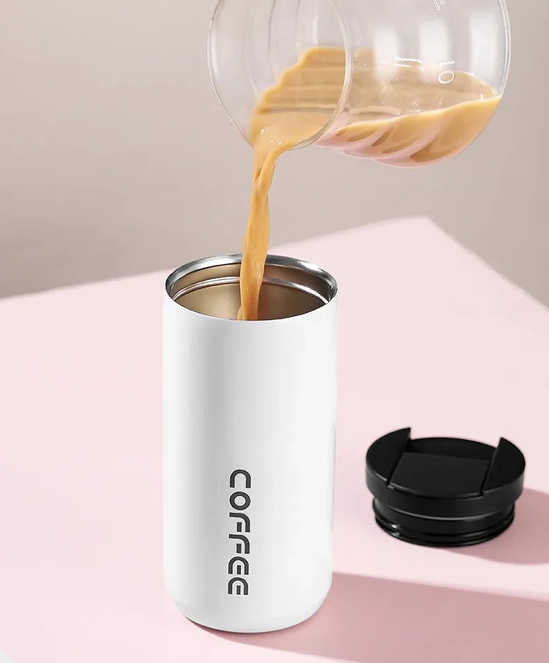 400ml Stainless Steel Coffee Mug – Insulated Travel Thermos with Lid