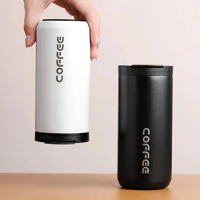 400ml Stainless Steel Coffee Mug – Insulated Travel Thermos with Lid