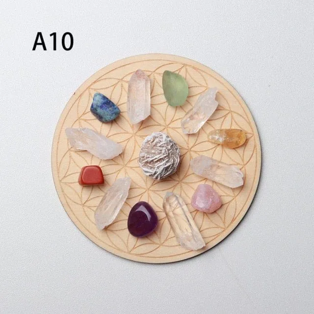 7 Chakra Healing Crystal Grid