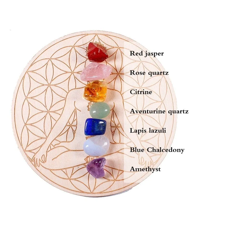 7 Chakra Healing Crystal Grid