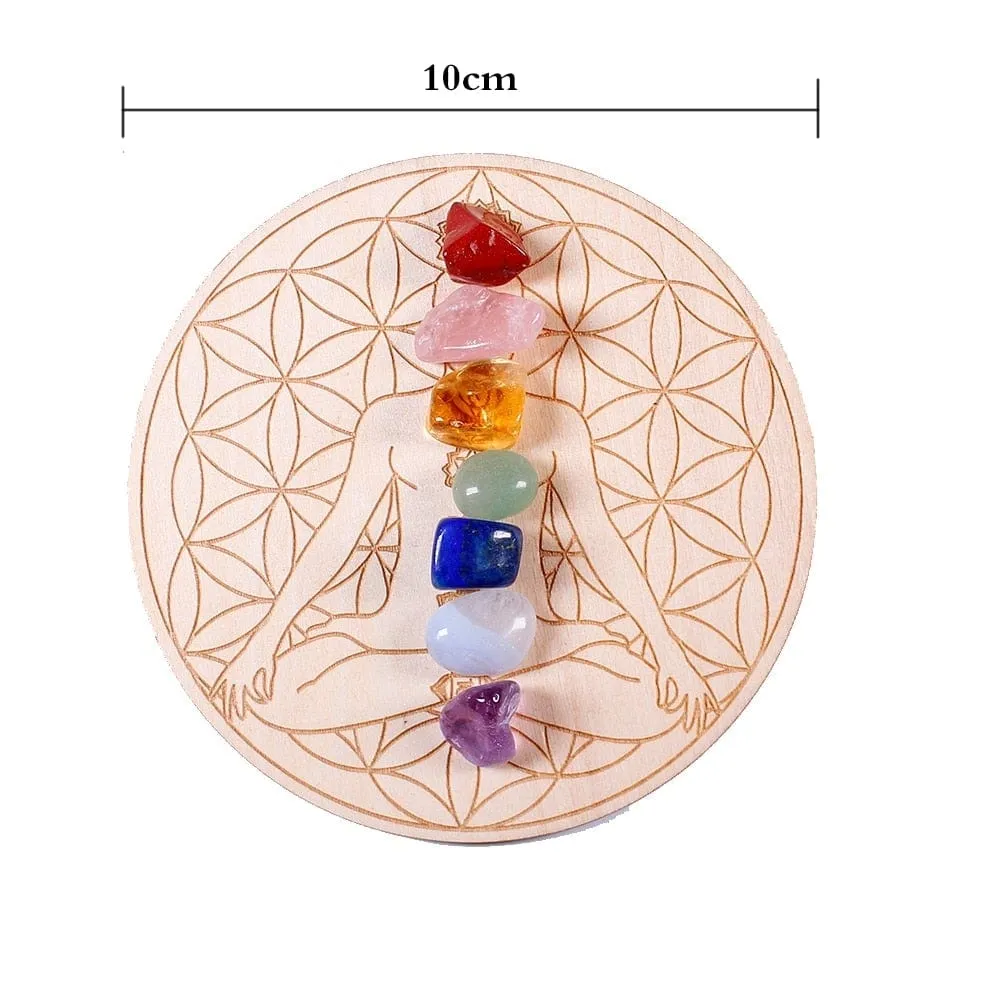 7 Chakra Healing Crystal Grid