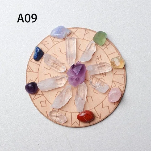 7 Chakra Healing Crystal Grid