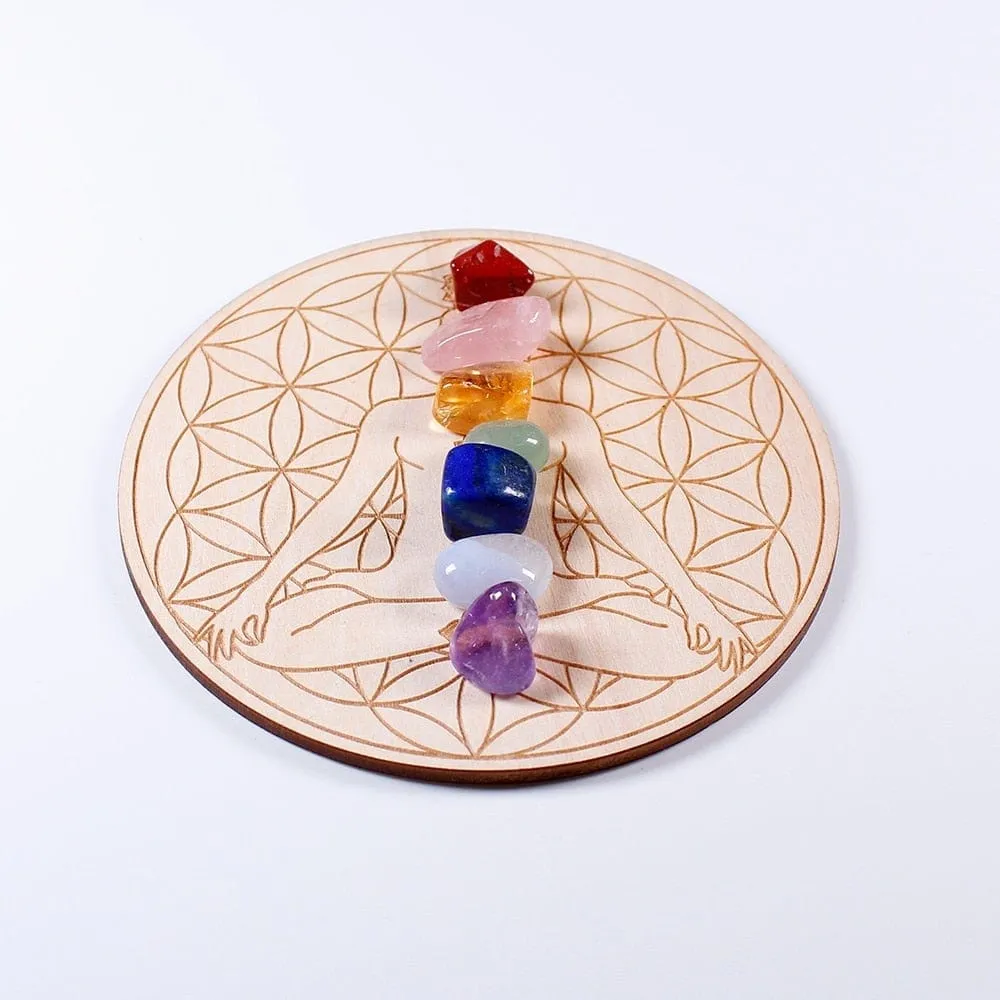 7 Chakra Healing Crystal Grid