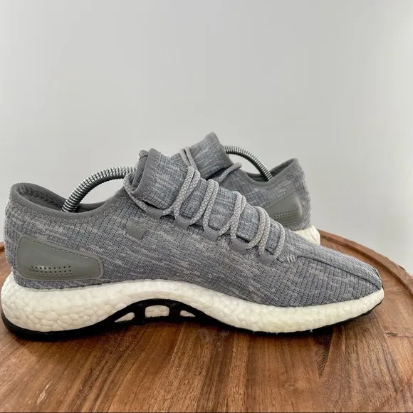 Adidas Pureboost Clima Gray Shoes mens size 8.5