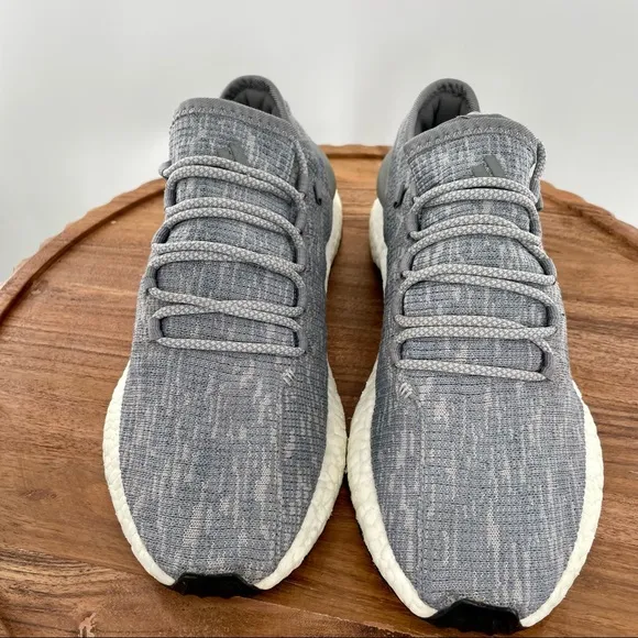 Adidas Pureboost Clima Gray Shoes mens size 8.5