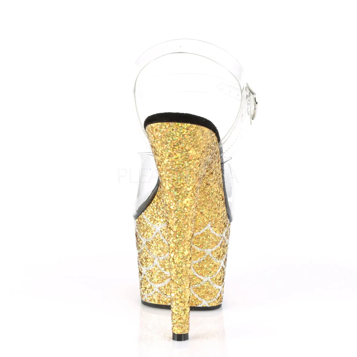 ADORE-708MSLG  Clear/Gold Multi Glitter