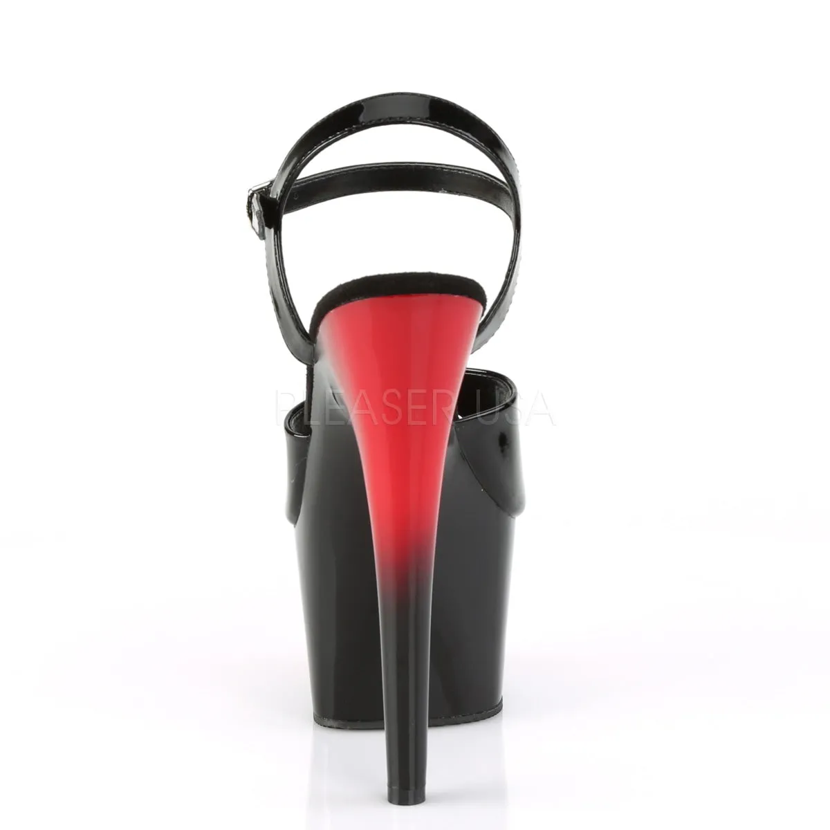 ADORE-709BR  Black Patent/Red-Black