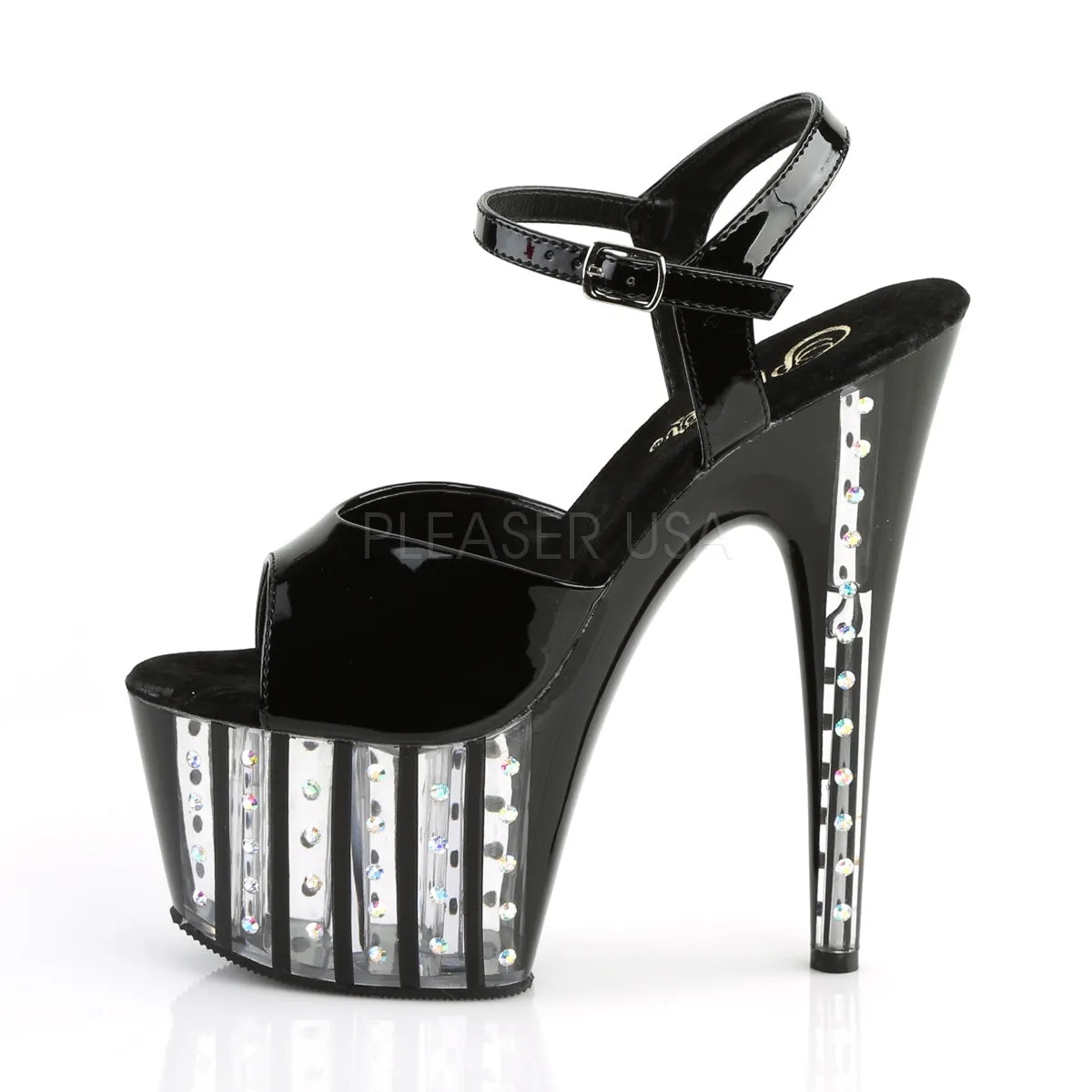 ADORE-709VLRS  Black Patent/Black