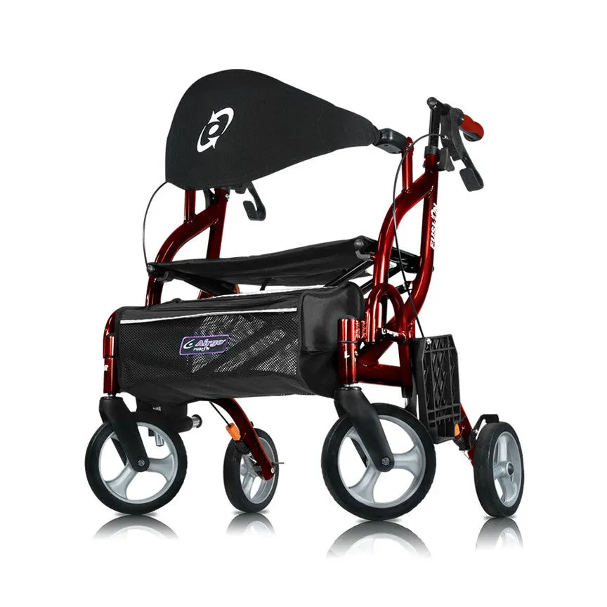 Airgo Fusion F18 Side-Folding Rollator & Transport Chair
