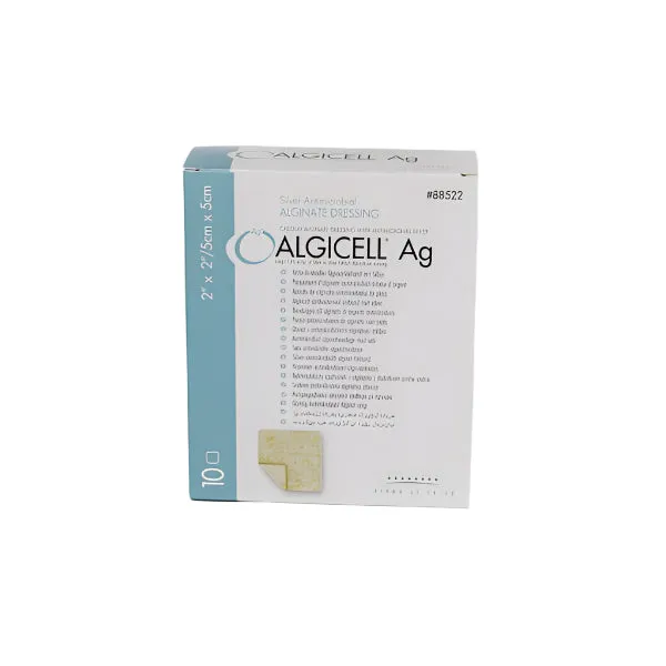 Algicell Ag Antimicrobial Silver Dressing 2" x 2" - #88522
