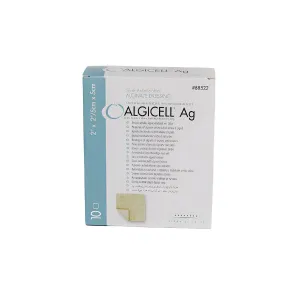 Algicell Ag Antimicrobial Silver Dressing 2" x 2" - #88522
