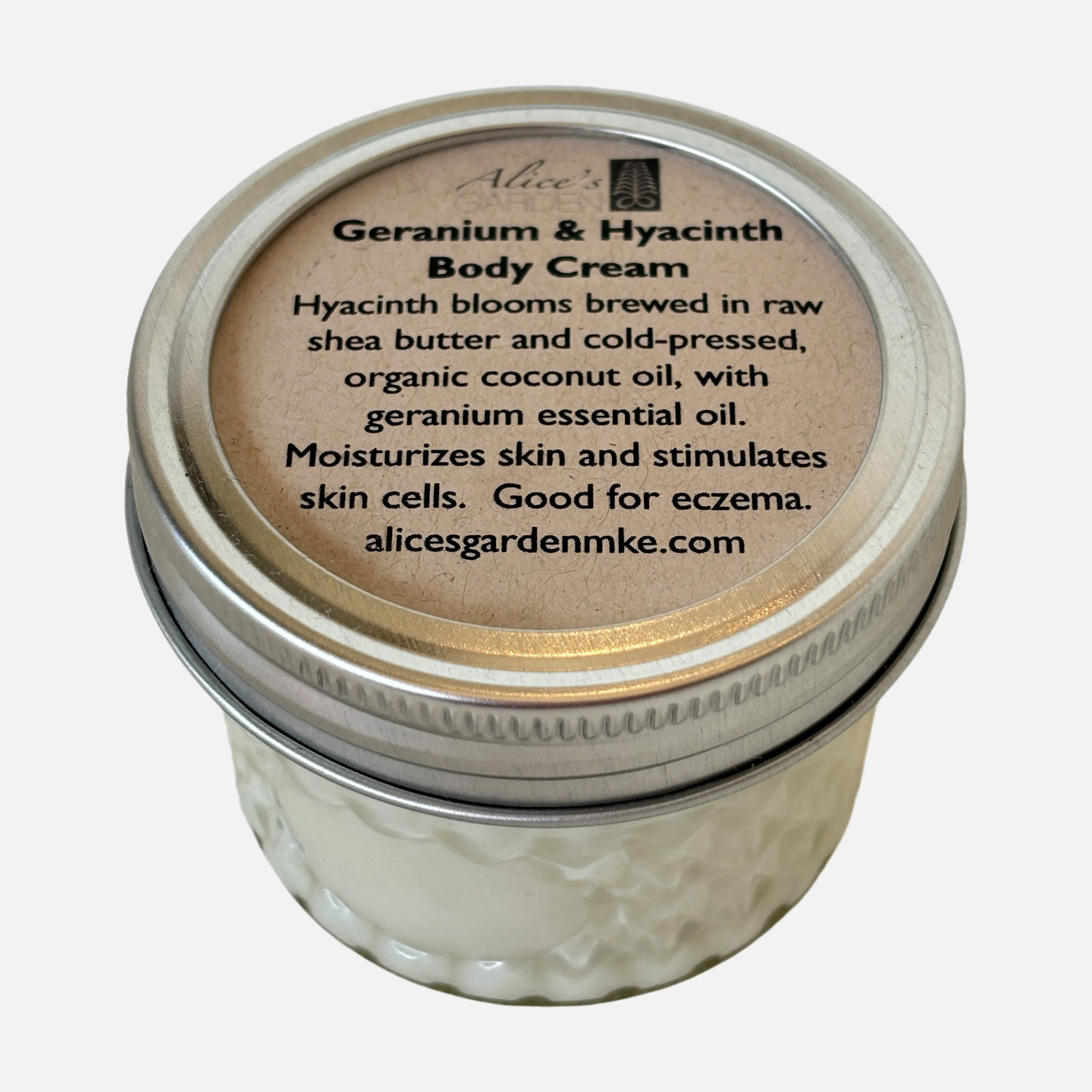 Alice's Garden Geranium & Hyacinth Body Cream