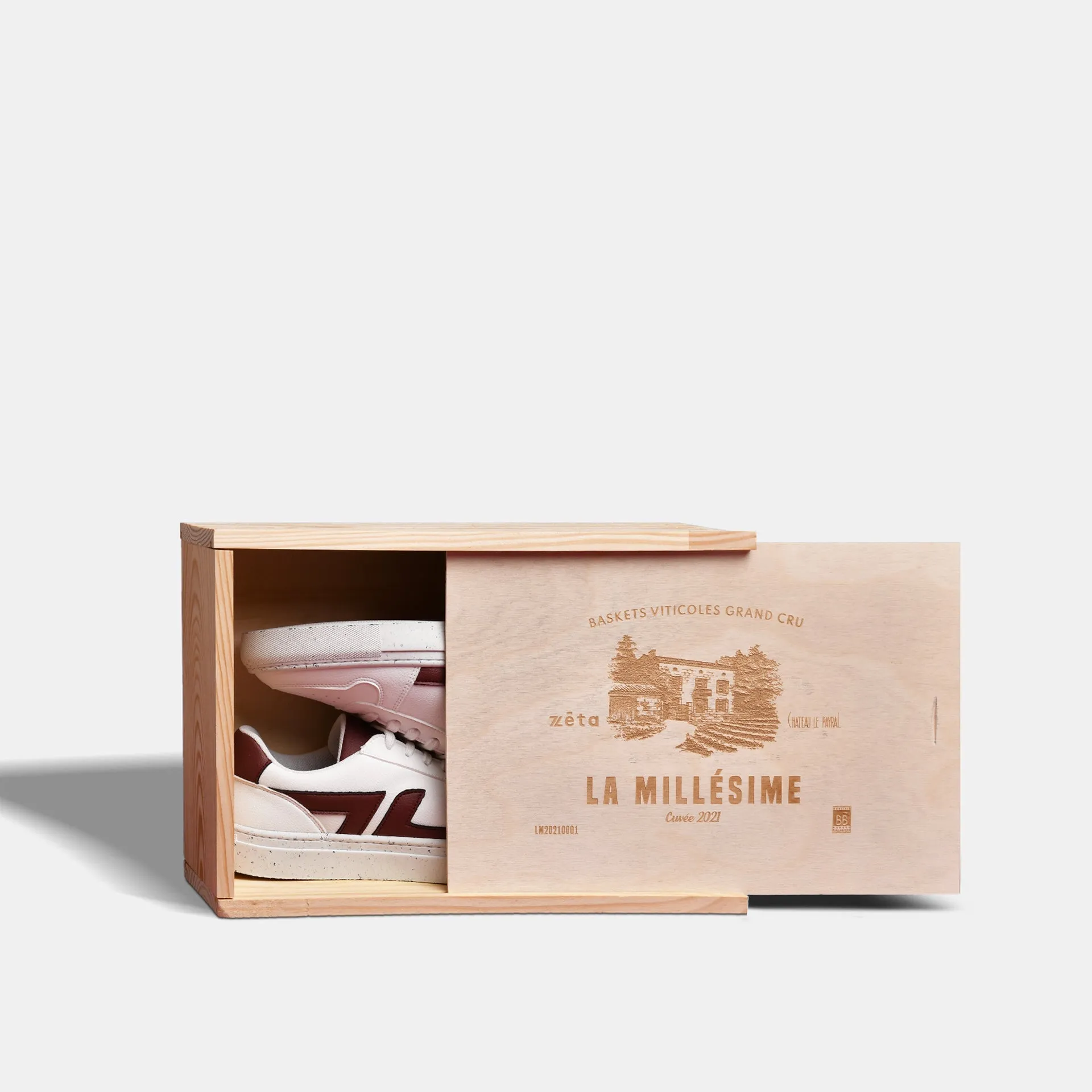 Alpha Sneakers Millésime White / Wine Red
