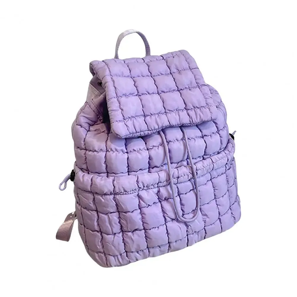 Amanda | Spacious lightweight nylon travel backpack with drawstring