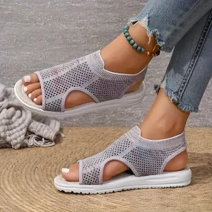 Athens® | Colorful knit sandals made of stretch-mesh