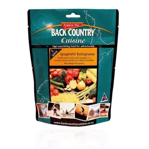 Back Country Food Spaghetti Bolognaise