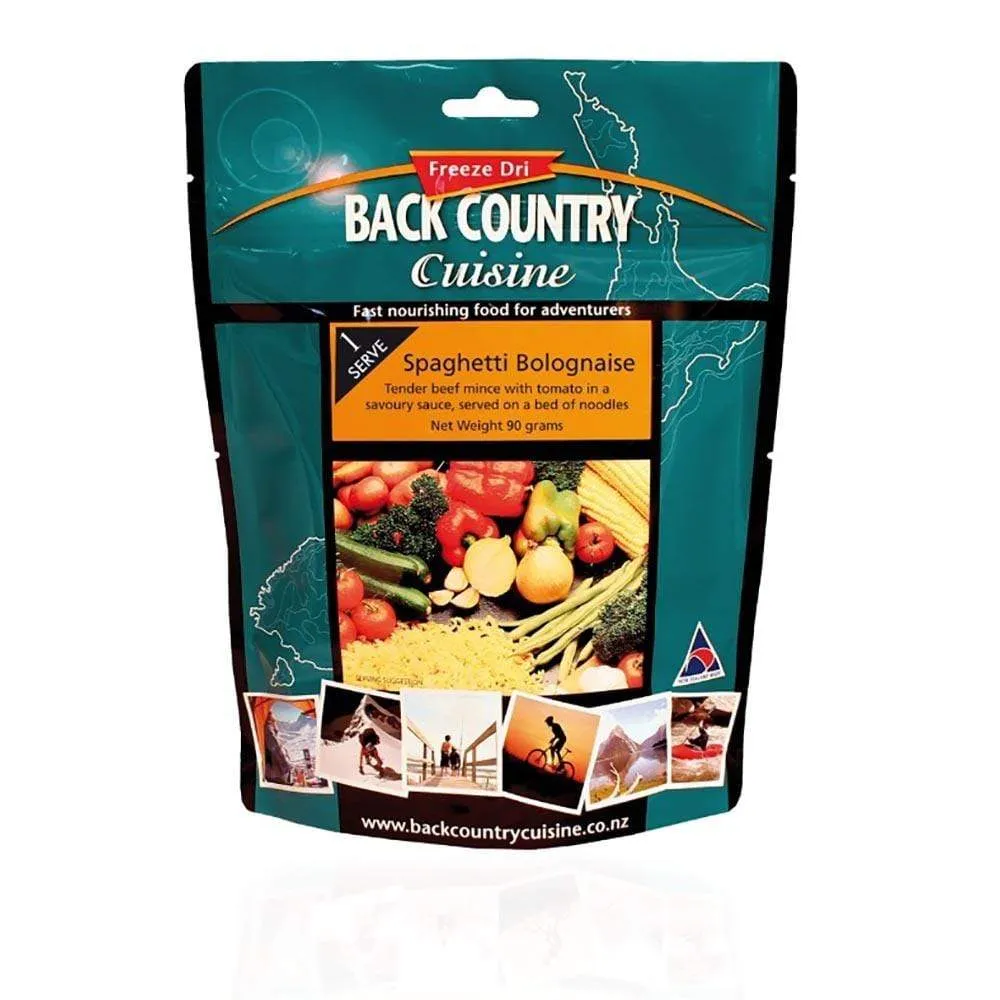 Back Country Food Spaghetti Bolognaise