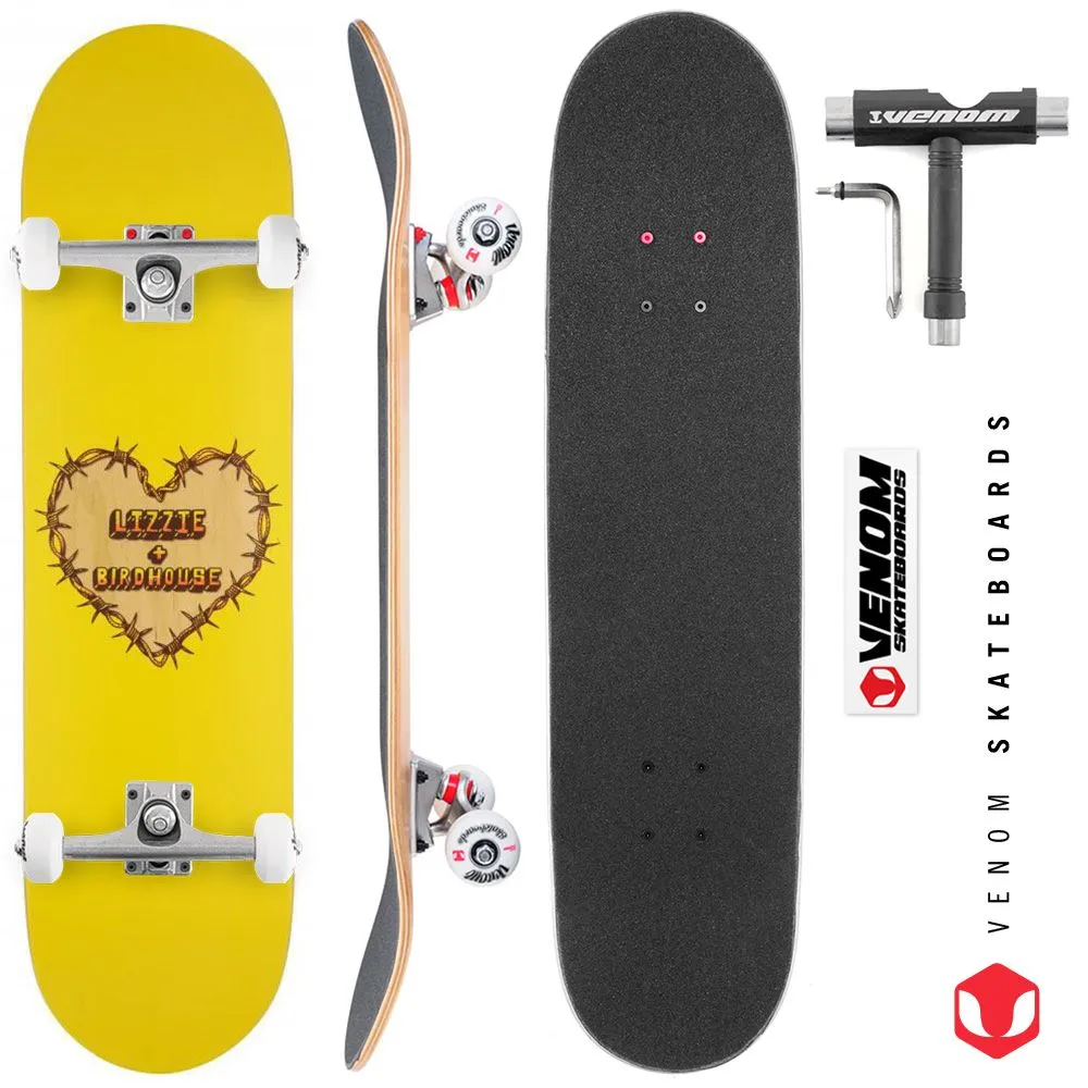 Birdhouse Pro Armanto Heart Protection Custom Complete Skateboard - 8.0"