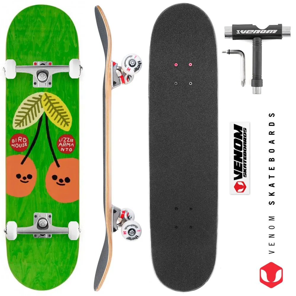 Birdhouse Pro Lizzie Cherry Picked Custom Complete Skateboard - 8.0"