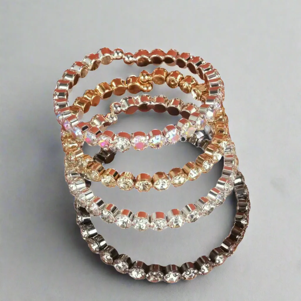 Black Cuff Flexible Bracelet