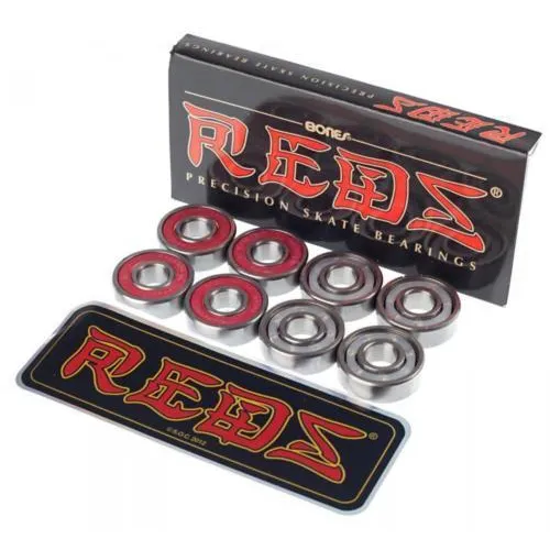 Bones Reds Precision Skate Bearings | Pack of 8
