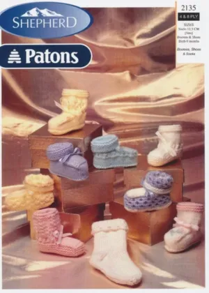 Bootees, Shoes and Socks Pattern Book