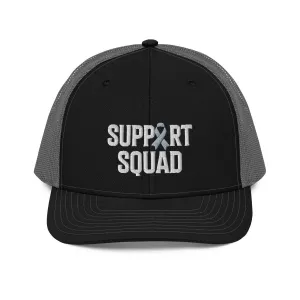 Brain Cancer Squad Embroidered Trucker Cap