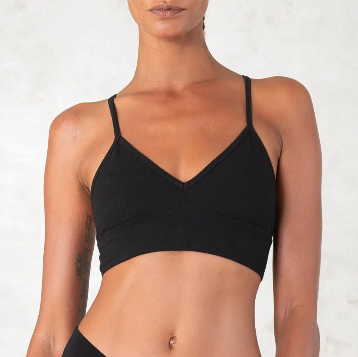Bralette corset en coton biologique