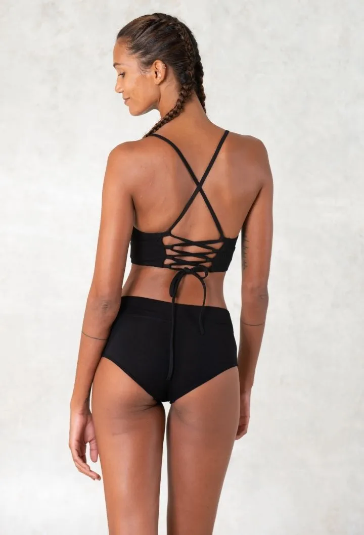 Bralette corset en coton biologique