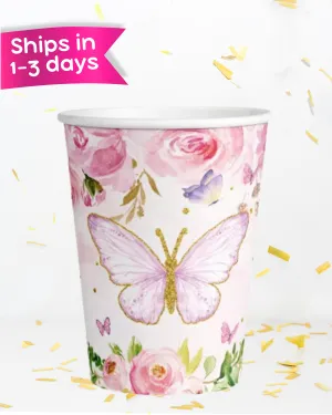Butterfly Paper Cups