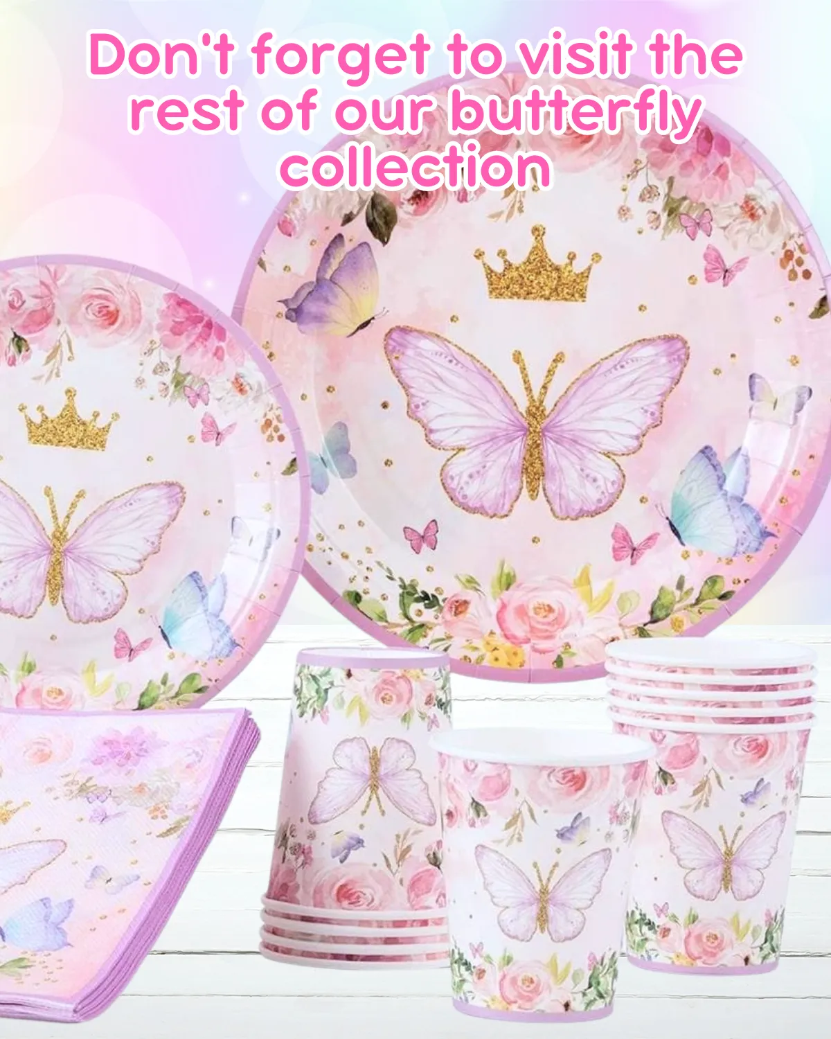 Butterfly Paper Cups