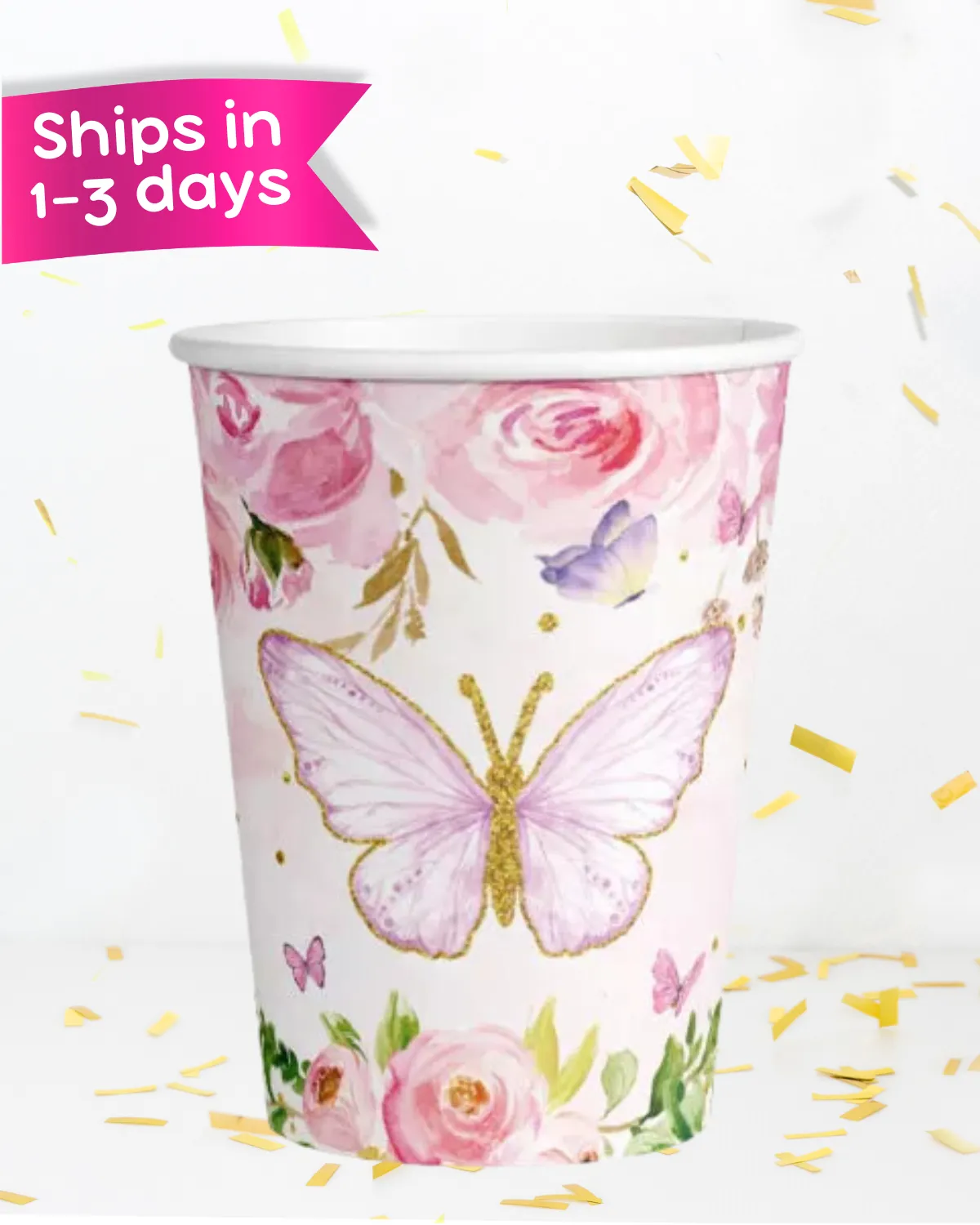 Butterfly Paper Cups