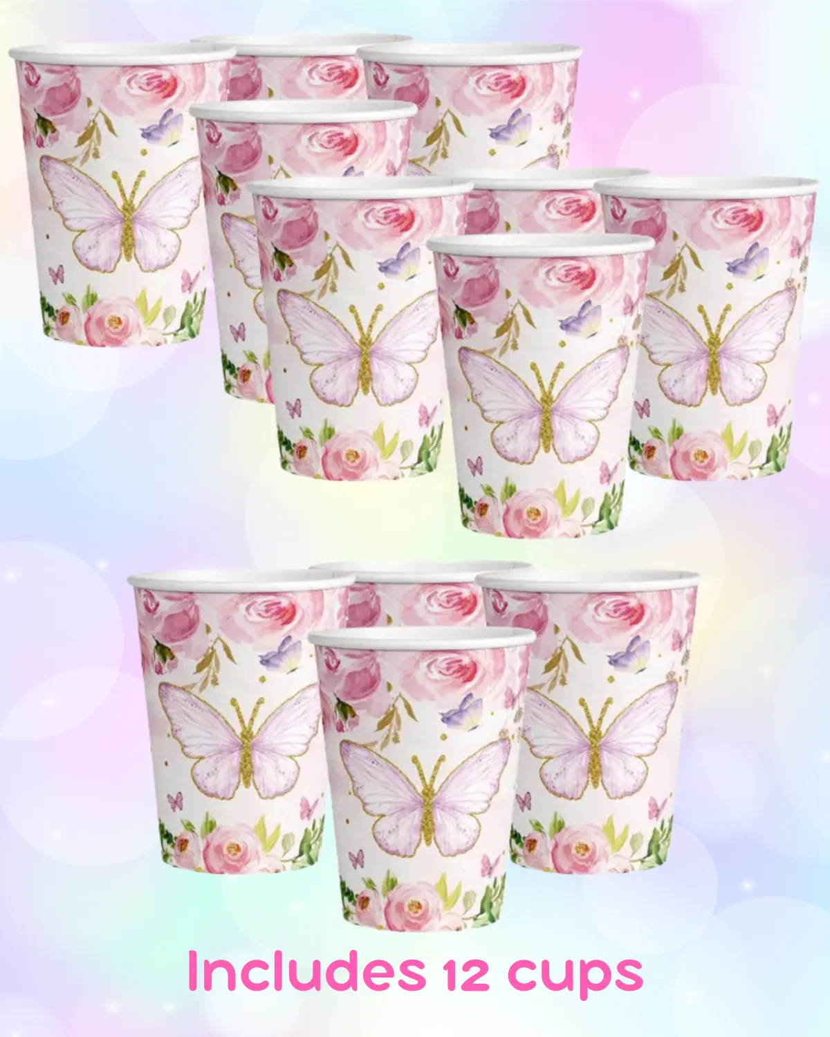 Butterfly Paper Cups