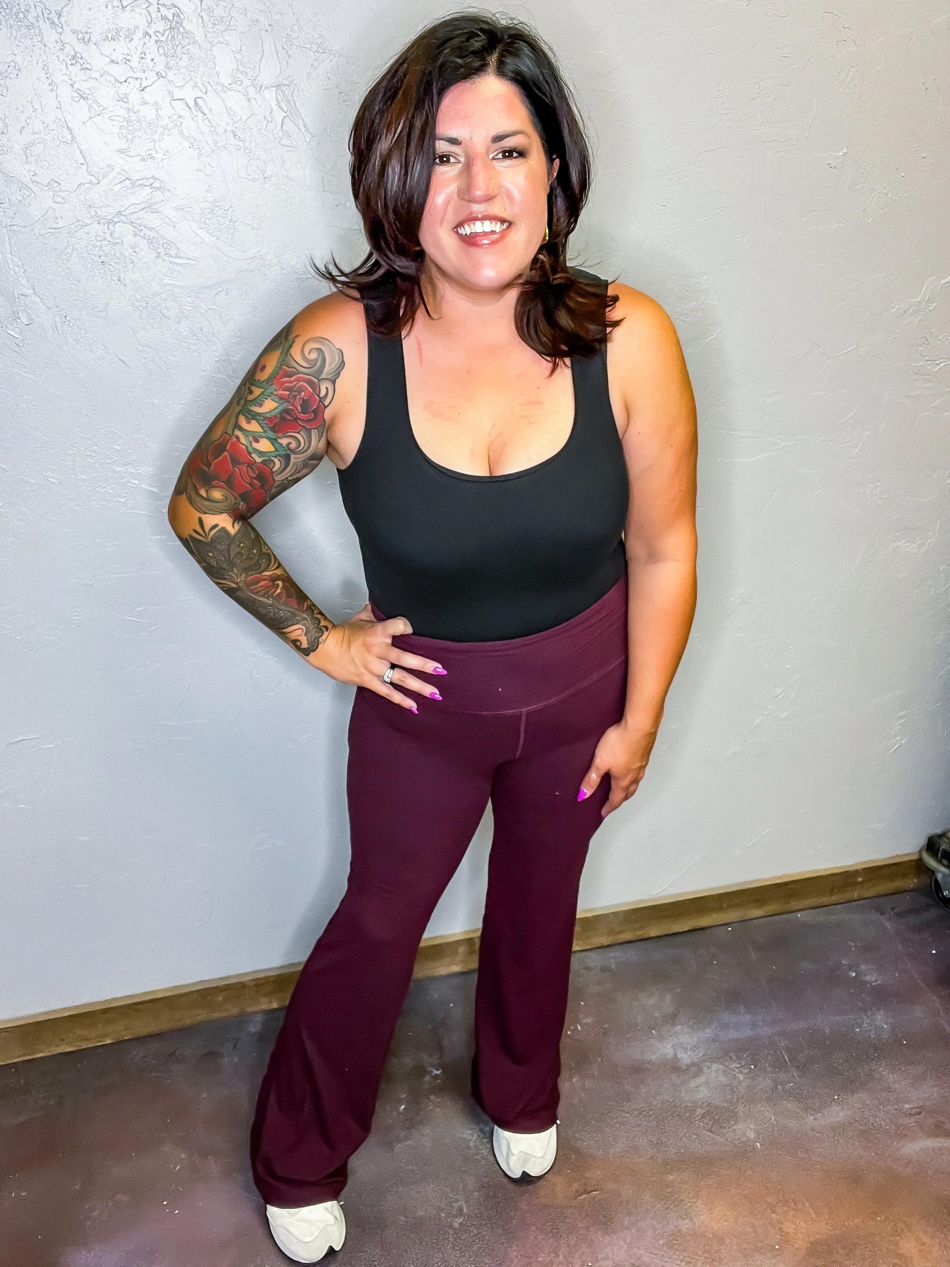 Buttery soft bell bottom LONG yoga pants