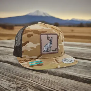 Camo Flat Jackalope Hat - FB