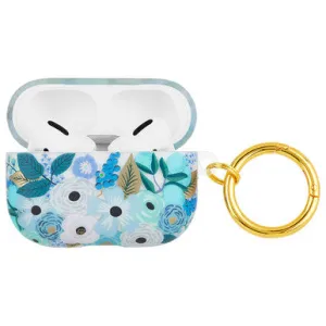 Case-Mate Rifle Paper Case with Ring Clip - For Airpods Pro/Pro (2nd Gen) - Rifle Paper (Garden Party Blue)