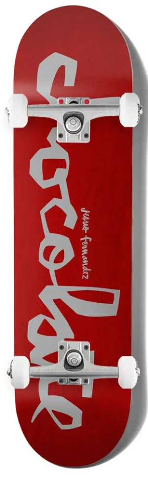 Chocolate Reflective Chunk Jesus Fernandez x Venom Custom Complete Skateboard - 8.375"