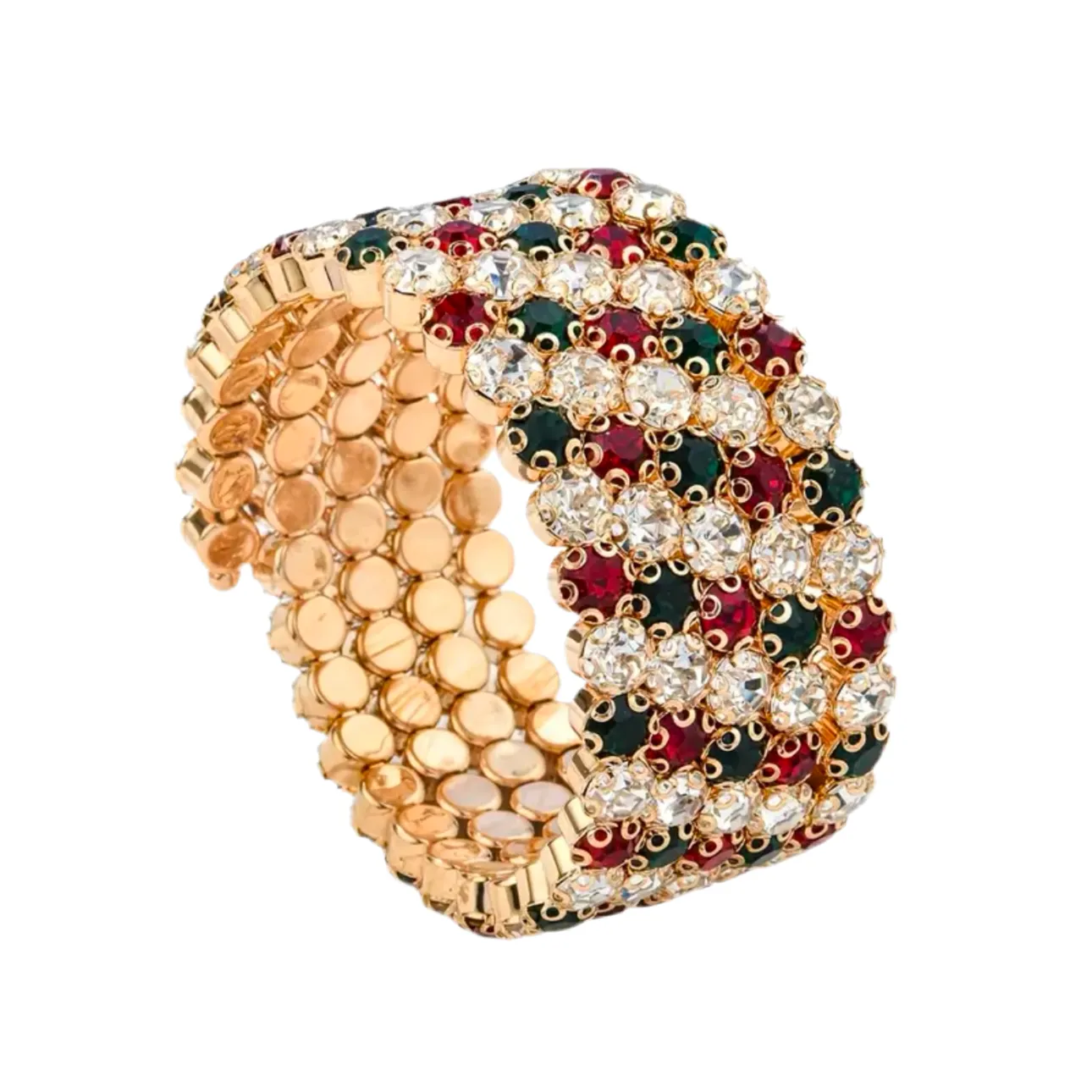 Christmas-2  Flexible 2 Row  Bracelet