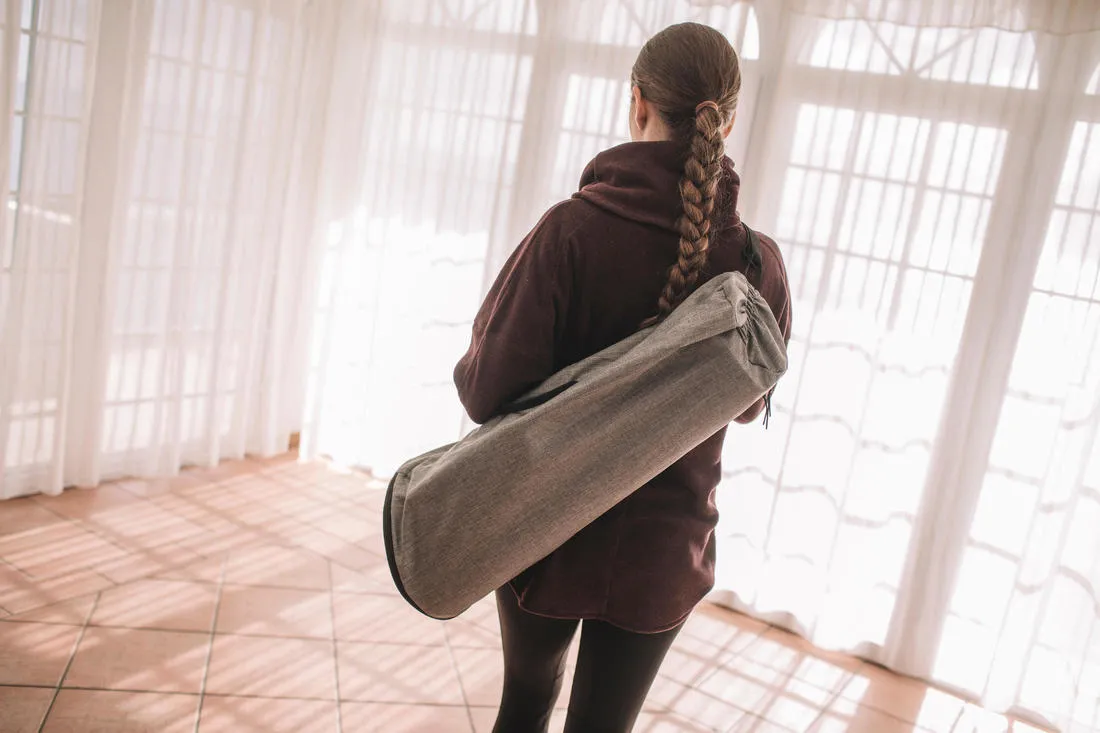 City Yoga Mat Bag - Mottled Grey