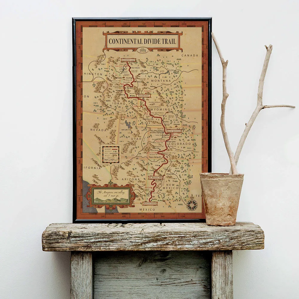 Continental Divide Trail Map