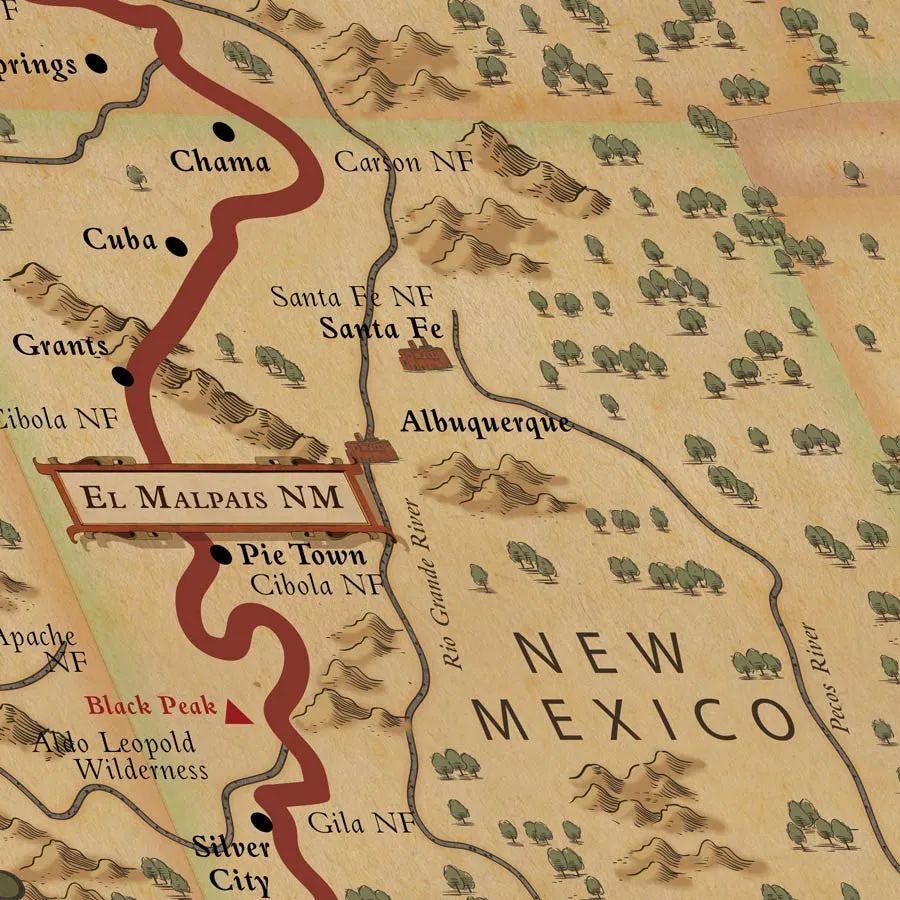Continental Divide Trail Map