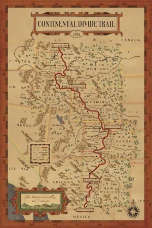 Continental Divide Trail Map