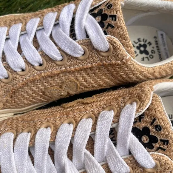 Converse x Golf Le Fleur One Star OX Burlap Low Top Lace Up Sneakers Size 8
